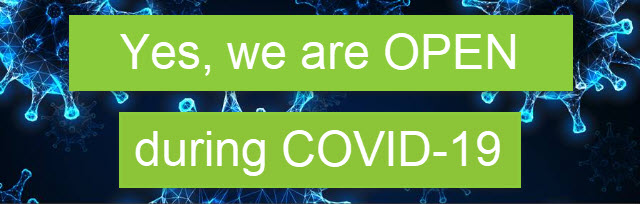 Yes we are OPEN during COVID-19